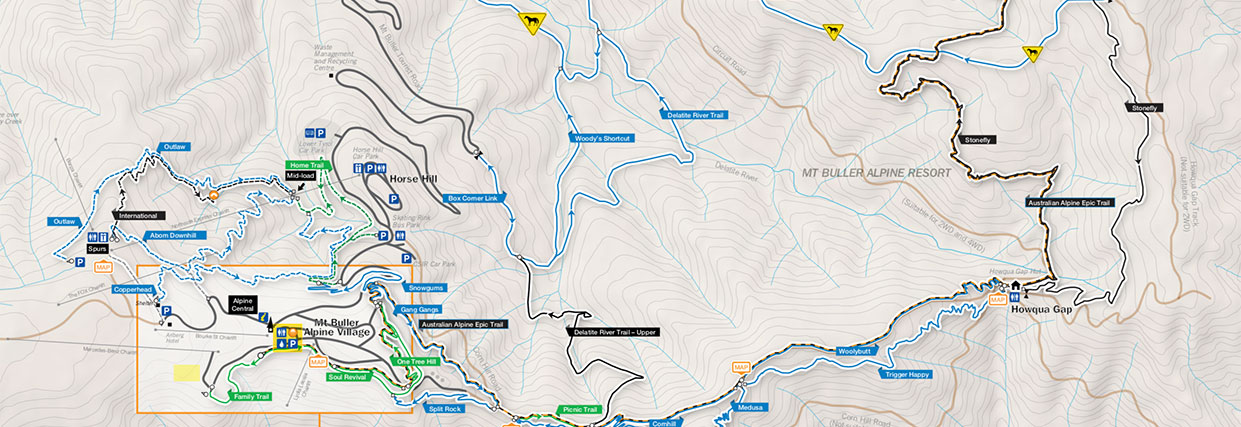 Mountain Bike Trail Map
